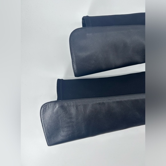 New $950 STUART WEITZMAN 5050 BOOT STRETCH LEATHER OVER THE KNEE BLACK 7.5 S4829 - Picture 10 of 16